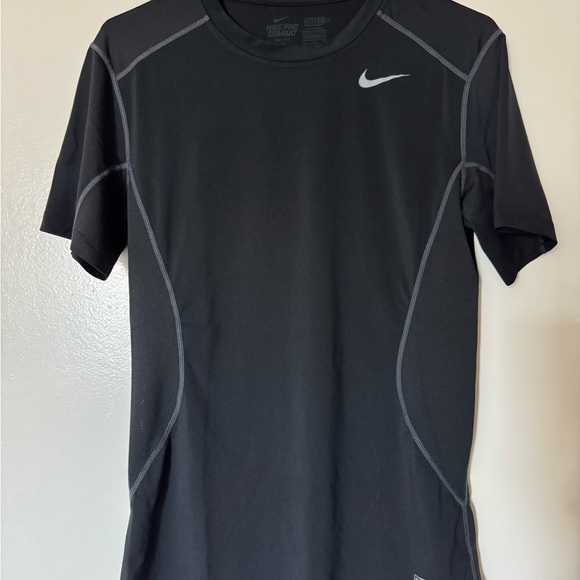 Nike Pro Dri-FIT and Combat Shirt Collection - Gray and Black - Picture 11 of 12